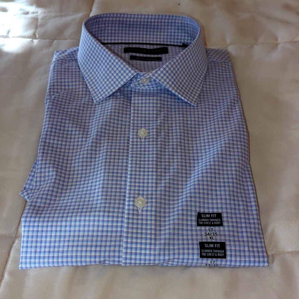 Tommy Hilfiger flex supima men's XL slim fit NWT